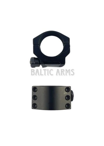 Optikos laikiklis Nikko Stirling Sport Match Mounts 30mm, 5/8" Weawer Low NSSM30WL